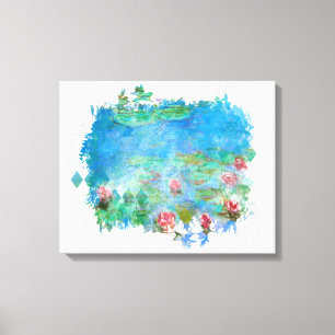 Toile ** Lily Pads Pond Peinture AR23 Monet Art