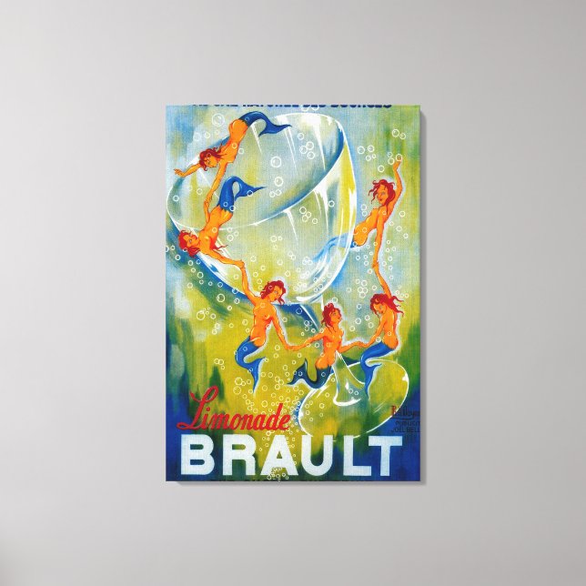 Toile Limonade Brault Poster Vintage Europe (Recto)