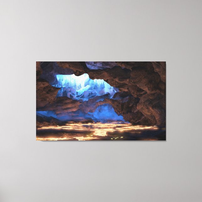 Toile L'incendie à l'intérieur (Recto)