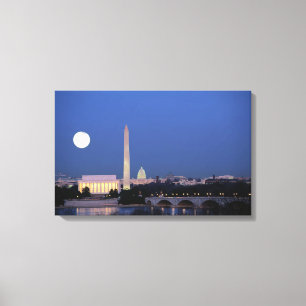 Toile Lincoln Memorial, Washington Monument, États-Unis