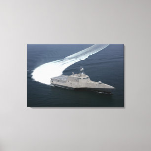 Toile L'indépendance de bateau de combat dans le Golfe