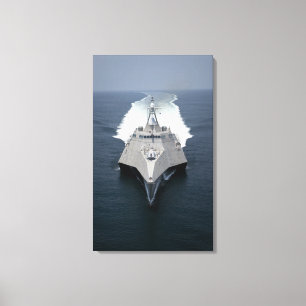 Toile L'indépendance littorale 2 de bateau de combat