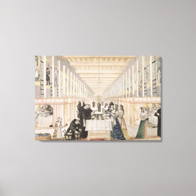 Toile L'Institut des Soeurs de la Charité pendant une (Recto)