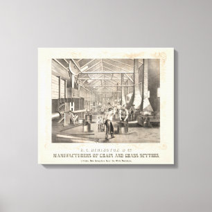 Toile L'Intérieur Du Bâtiment De H.C. Redington & Compan