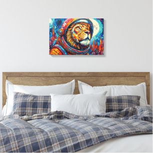 TOILE LION ASTRONAUTE - RETOUR À LA MAISON 9