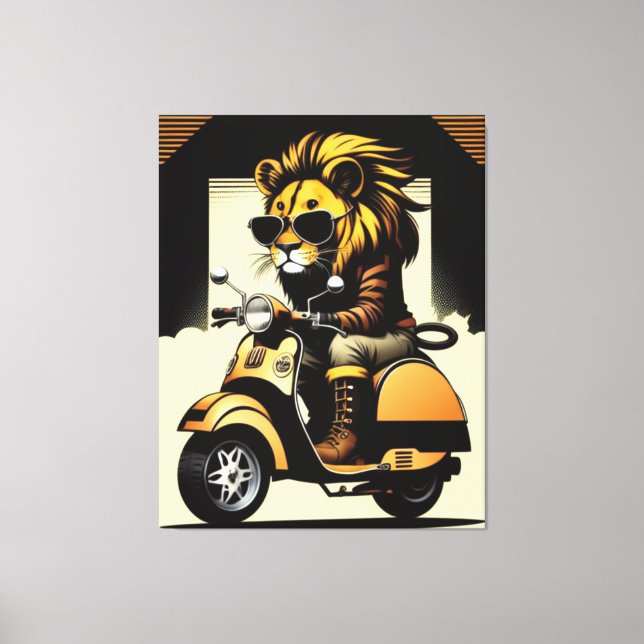 Toile Lion Canvas (Recto)