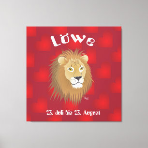 Toile Lion du 23 juillet au 22 août
