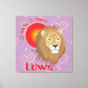 Toile Lion du 23 juillet au 22 août