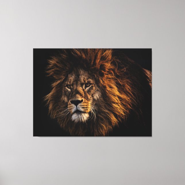 Toile Lion Trending Pour La Décoration Intérieure (Recto)