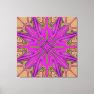 Toile Liquide Psychédélique Coloré Abstrait Violet Orang