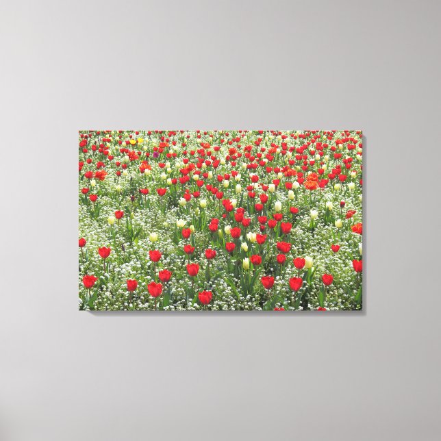 Toile Lit de tulipes (Recto)