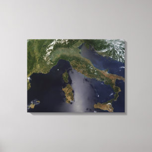 Toile L'Italie et la France du sud-est