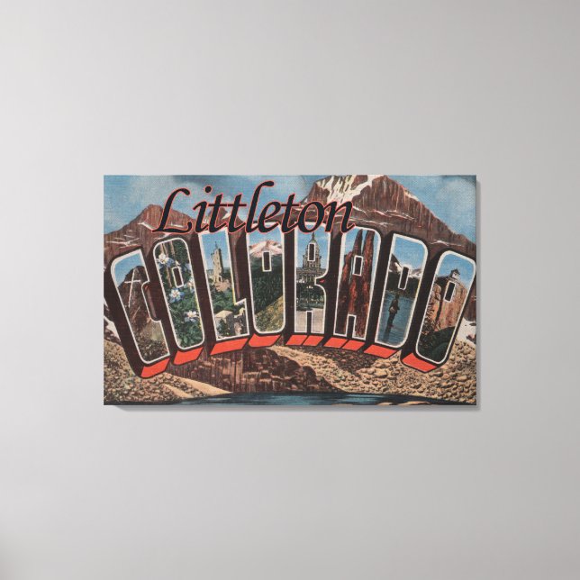 Toile Littleton, Colorado - Scènes de grandes lettres (Recto)
