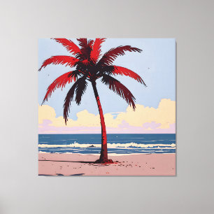 Toile Littoral Crimson