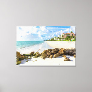 Toile Littoral Naples Pier, sud-ouest de la Floride