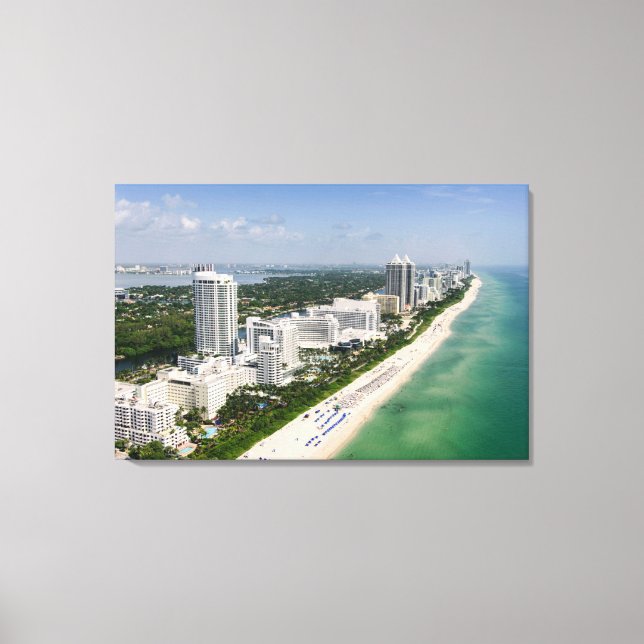 Toile Littoral | Urban Beach, Miami, Floride (Recto)