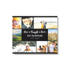 Live Laugh Love Black Photo Collage