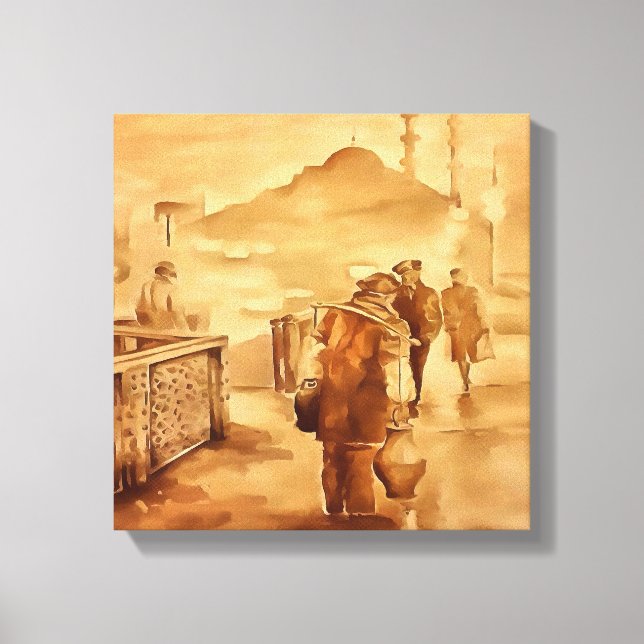Toile Livraison De Yaourts À Istanbul Peinture Ar Histor (Recto)