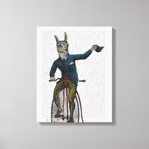 Toile Llama à vélo
