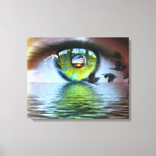 Toile L'oeil du spectateur