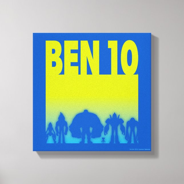 Toile Logo Ben 10 Alien Line (Recto)