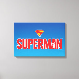 Toile Logo classique Superman Bold