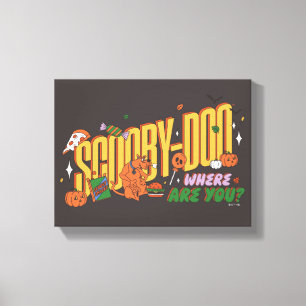 Toile Logo de friandise d'Halloween de Scooby-Doo