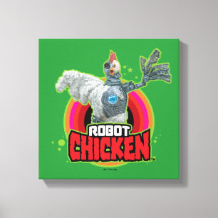 Toile Logo de Robot Chicken Character