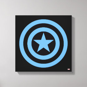 Toile Logo de super soldat de Captain America