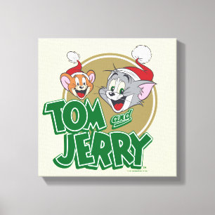 Toile Logo de Tom et Jerry Holiday