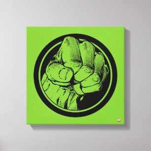 Toile Logo du poing d'Hulk des Avengers