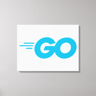 Toile Logo Golang (Go Programming Language)