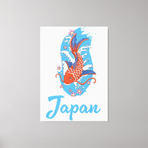 Toile logo Japan Fishing