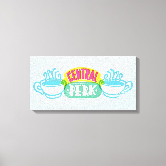 Toile Logo Neon Central Perk (Recto)