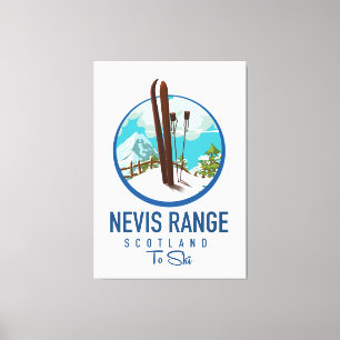 Toile logo Nevis Range scotland Ski