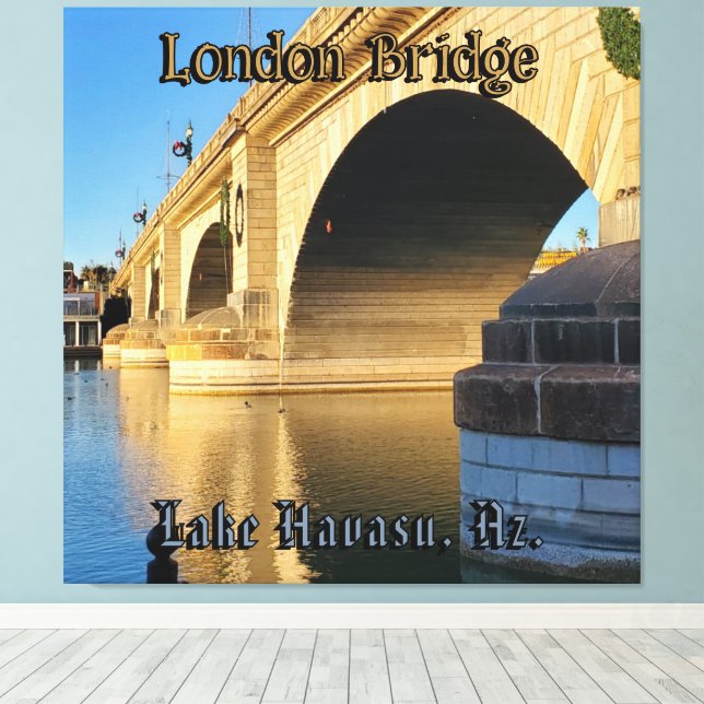 Toile London Bridge Lake Havasu, Az. (Insitu (Plancher de Bois))