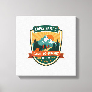 Toile Lopez Family Camp-To-Summit Crew Vintage Randonnée