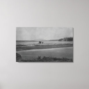 Toile Lopez, WA - View Turtle Back Mountain en distance