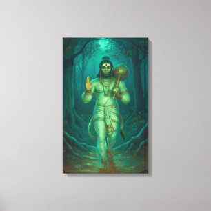 Toile Lord Hanuman Canvas Wall Art