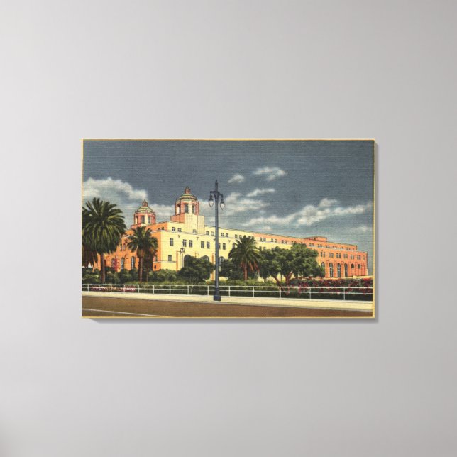 Toile Los Angeles, California Post Office—Terminal (Recto)