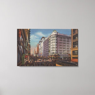 Toile Los Angeles, CAView de Warner Bros. sur 7th St.