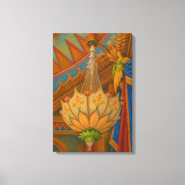 Toile Lotus Light - Pavilion Royal Chandelier Imprimer (Recto)