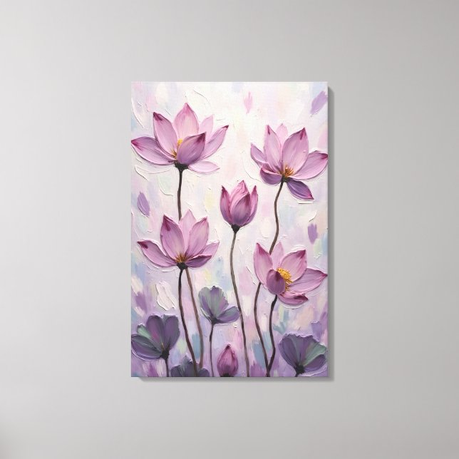 Toile Lotus – Oil Painting (Recto)