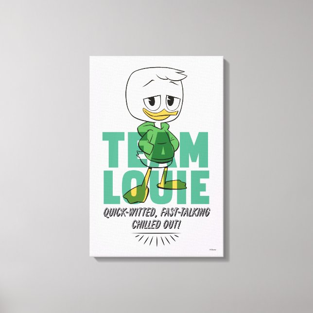 Toile Louie Duck | Équipe Louie (Recto)