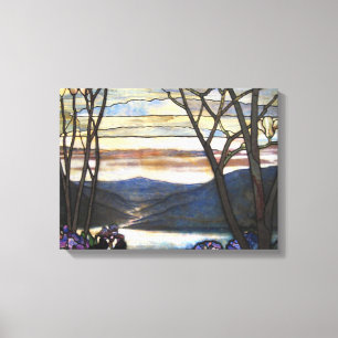 Toile Louis Comfort Tiffany - StainGlass 4 Magnolias