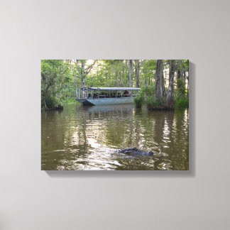 Toile Louisiana Swamp Tour Canvas Print