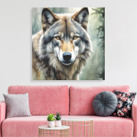 Loup solitaire Motivation Art Inspirationnel