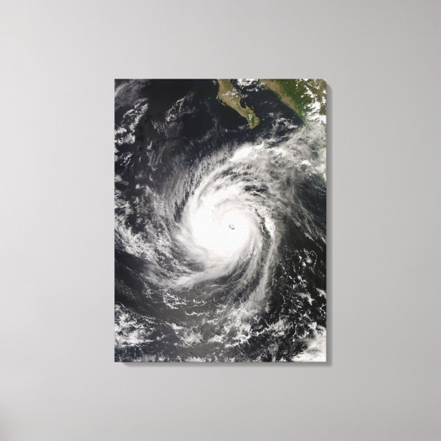 Toile L'ouragan Norbert au Mexique (Recto)