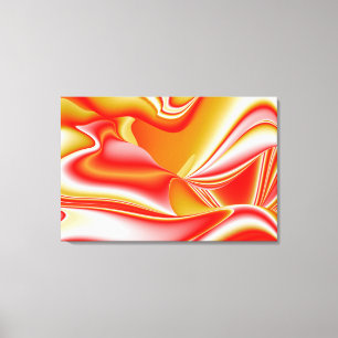 Toile Love and Gold Abstrait 3D Rainbowart