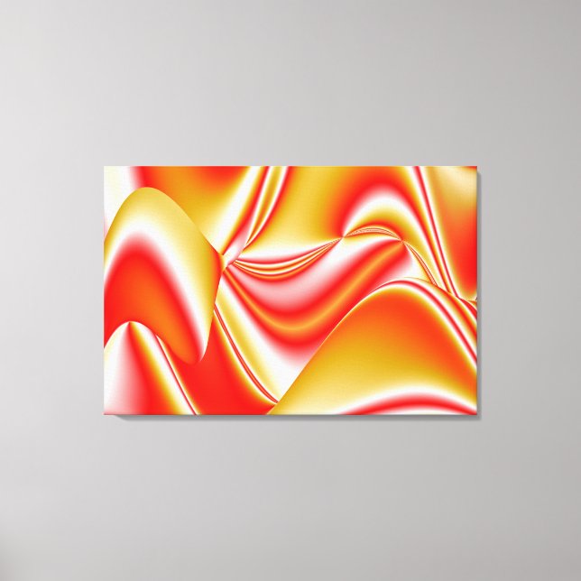 Toile Love and Gold Abstrait 3D Rainbowart (Recto)
